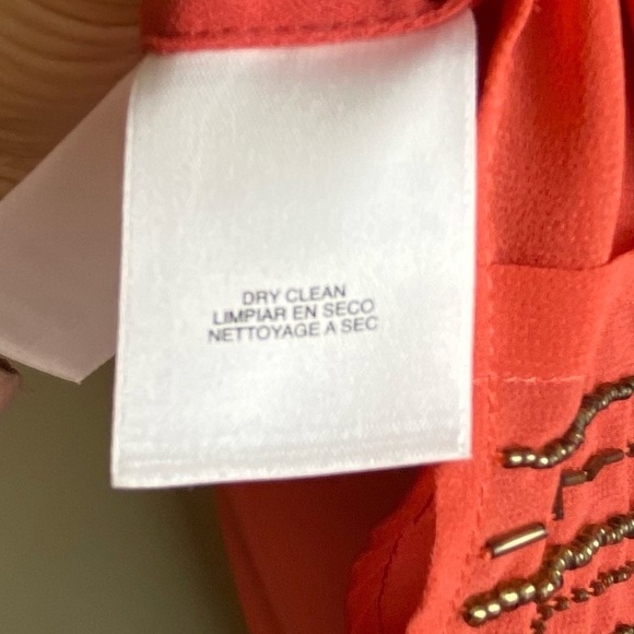 Jones New York collection women’s polyester Coral with beadwork size XL - Picture 4 of 8